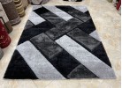 Тъкан килим 3D SHAGGY GRANDE 720 black
